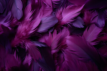 Abstract Blue Feather Background