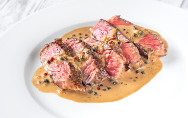 Steak au poivre