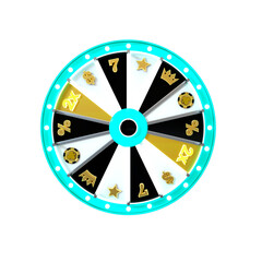 3d render object casino roulette