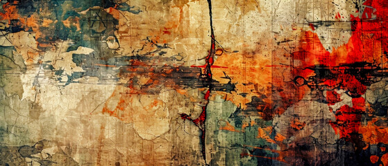 Obraz premium Abstract Background with Abstract Surfaces Anamorphic Digital Art Wallpaper Background Brainstorming Family Card Magazine Poster