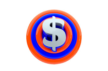 3d rendered icon object