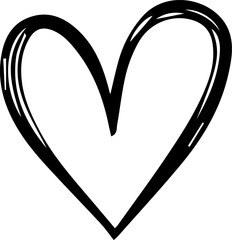 Heart Icon, Hand Drawn Heart, Valentine Days, Cupid, Heart Clipart, Open heart