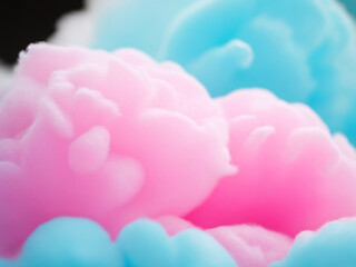 Cotton Candy Macro photo