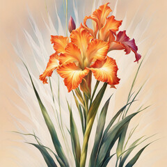 bouquet of gladiolus