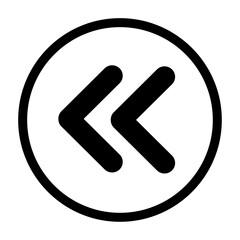 Fast forward icon button multimedia next media player double arrows isolated on white background vector design