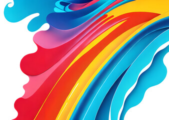 Multicolored wave textured backgrounds made of liquid marble. wavy psychedelic backgrounds Generative AI