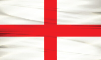 Obraz premium Illustration of England Flag and Editable Vector of England Country Flag