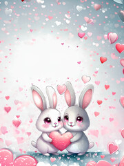 Enchanted Couple of Bunnies