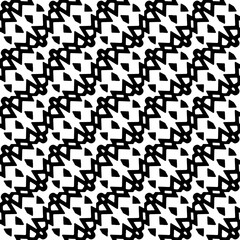 White background with black pattern. Seamless texture for fashion, textile design,  on wall paper, wrapping paper, fabrics and home decor. Simple repeat pattern.