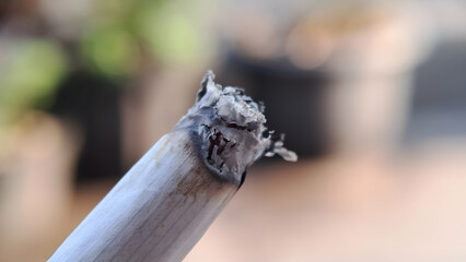close up of a cigarette