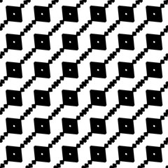 Abstract Shapes.Vector Seamless Black and White Pattern.Design element for prints, decoration, cover, textile, digital wallpaper, web background, wrapping paper, clothing, fabric, packaging, cards.