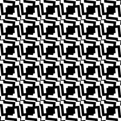 Abstract Shapes.Vector Seamless Black and White Pattern.Design element for prints, decoration, cover, textile, digital wallpaper, web background, wrapping paper, clothing, fabric, packaging, cards.