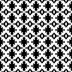 Abstract Shapes.Vector Seamless Black and White Pattern.Design element for prints, decoration, cover, textile, digital wallpaper, web background, wrapping paper, clothing, fabric, packaging, cards.