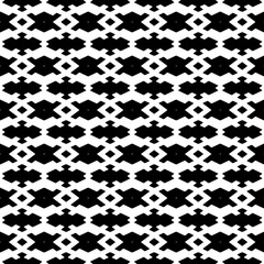 Abstract Shapes.Vector Seamless Black and White Pattern.Design element for prints, decoration, cover, textile, digital wallpaper, web background, wrapping paper, clothing, fabric, packaging, cards.