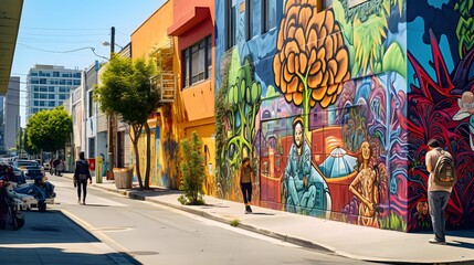 Street art in San Diego, California