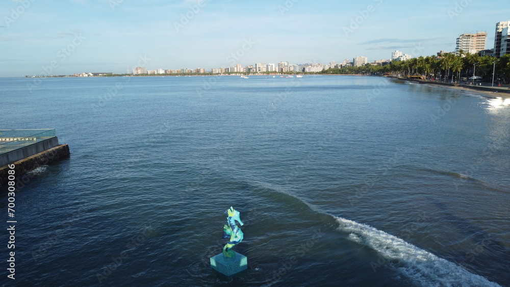 Canvas Prints Praia da Ponta Verde - Maceió/AL - Foto de drone
