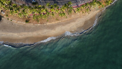 Praia da Ponta Verde - Maceió/AL - Foto de drone
