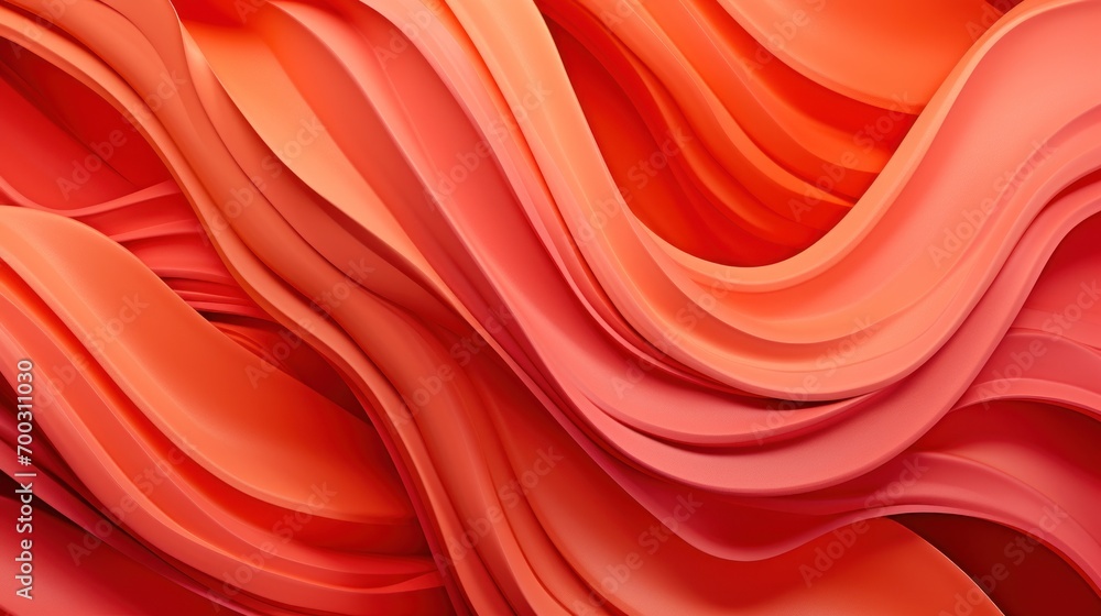 Poster a close up view of a red and orange wavy background with lots of room for a text message or image.