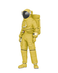 astronaut is standing up