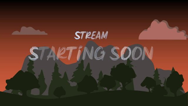 Animated Twitch Stream Starting Soon