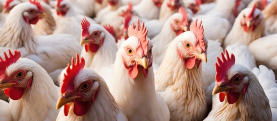 Veterinarians vaccinate chickens to prevent Poultry Diseases like Avian influenza, which is similar to other flus in birds, swine, dogs, horses, and humans.