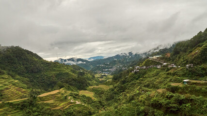 Fototapeta na wymiar Terrazas de arroz de Banaue, Filipinas