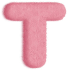 Pink Letter T