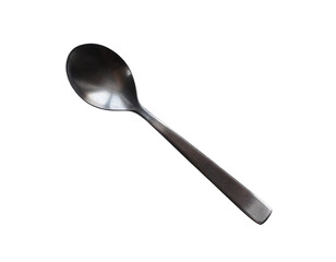 A teaspoon isolated on the transparent background