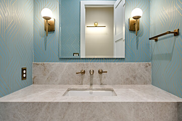 Bathroom Vanity in Contemporary Home - 700330406