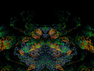 Imaginatory fractal abstract background Image