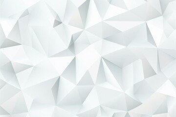 Abstract white background with triangles. Generative AI