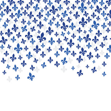 Quebec province of canada fleur de lys emblem