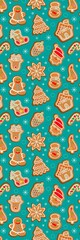 Festive Christmas ginger cookies Bookmark