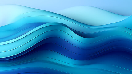 Digital technology blue rhythm wavy line abstract graphic poster web page PPT background with generative