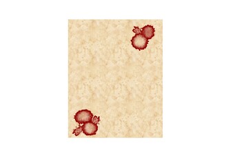 Blank old paper with blood drips and drops