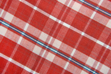 Checked fabric tartan textured background