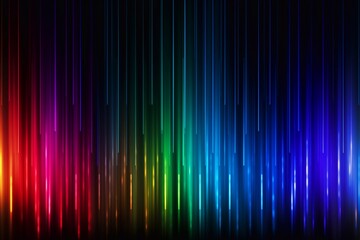Fototapeta premium Rainbow abstract background for web design. Colorful spectrum gradient. Generative AI