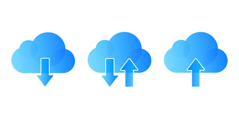 Obraz premium Rivne, Ukraine - November 14, 2023. iCloud subscription vector illustration