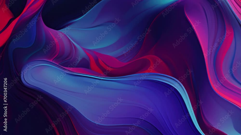 Poster abstract wave fluid colors background with smooth motion. pastel liquid material flow, wavy fluid gr