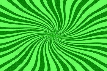 retro vintage skin deep green grain sunburst abstract background.