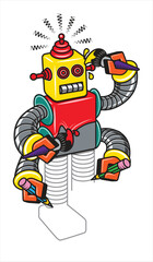 Robot Drawing Itself