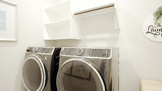 a home laundry room