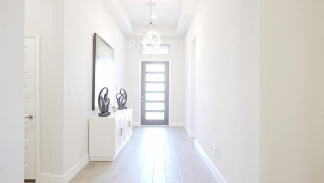 the front door of a home