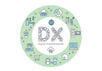 Fototapeta premium DXイメージ（円環）