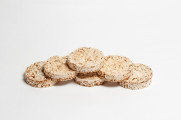 Rice cakes and biscuits for diet and healthy eating