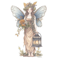 Whimsical Fairy, Watercolor, Magical Fairy