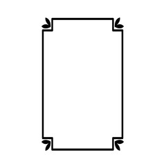 Simple Line Vintage Border Decoration