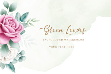 hand drawn floral roses border and frame design