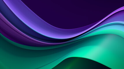 Digital technology blue rhythm wavy line abstract graphic poster web page PPT background with generative