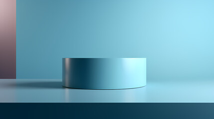 3D rendering minimalist background product booth, podium, stage, product commercial photography background, cosmetics booth
